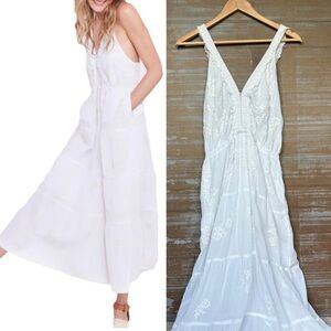 Roller Rabbit NWT Ibera Maxi Dress 100% Cotton Preppy Classic Summer Womens L